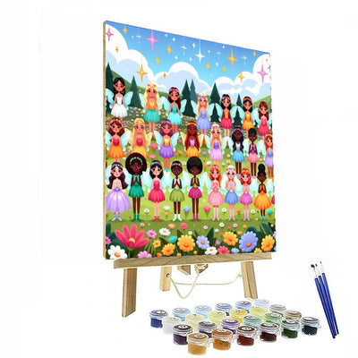 Whimsical Fairy Land Paint By Numbers Kits