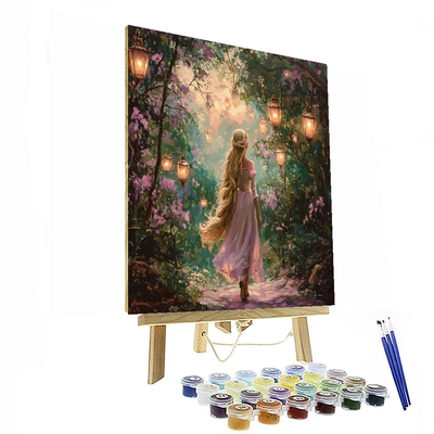 Rapunzel's Enchanted Forest - Disney Inspired Paint By Number