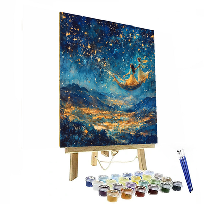 Aladdin's Magic Carpet Journey - Disney Inspired Paint By Color