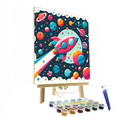 Galactic Adventure Quest Painting Number Kit