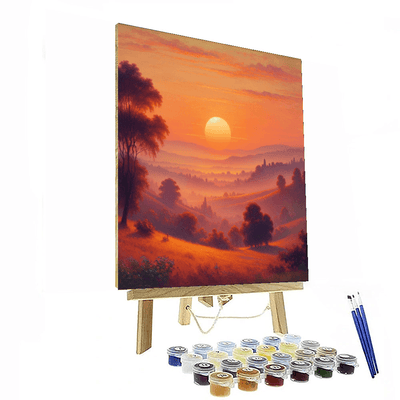 Evening Glow Painting By Numbers Kit