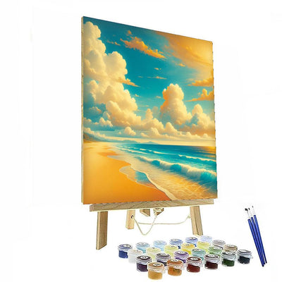 Sunny Beach Retreat Painting By Numbers Kit