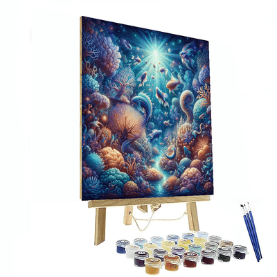 Enchanted Ocean Wonderland Paint By Numbers Art