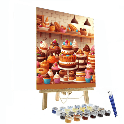 Busy Bakery Numbered Painting Kits