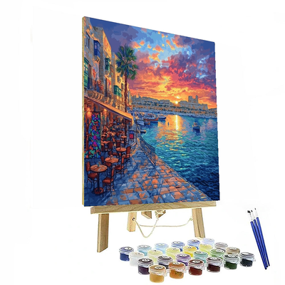 Kalkara Waterfront DIY Paint By Numbers