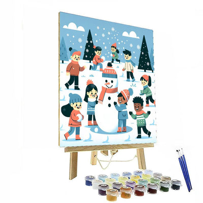 Winter Snowland Fantasy Paint By Number