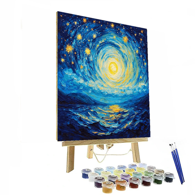 Vincent Van Gogh Inspired Starry Dreams  Painting By Numbers Kit