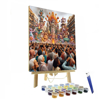 Fallas De Valencia Number Painting