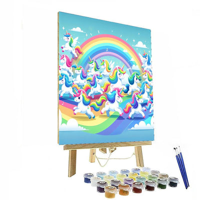 Magical Unicorn Parade Paint By Number