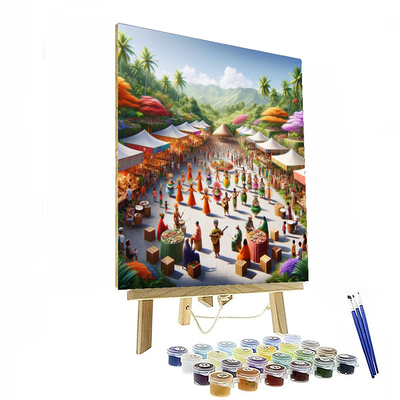 Festival Of Pacific Arts - Guam Painting By Numbers Kit