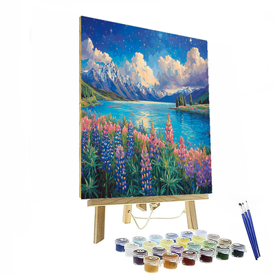 Lake Tekapo - New Zealand Numbered Painting Kits