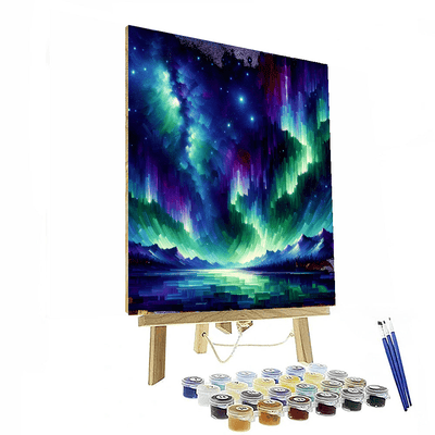 Radiant Northern Lights Paint By Numbers