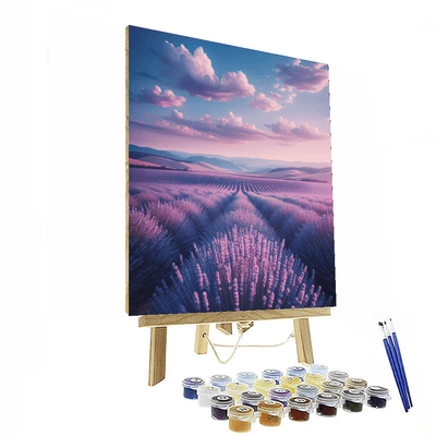 Radiant Field Of Lavender Paint By Number