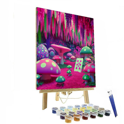 Wonderland's Whimsy Painting By Numbers Kit