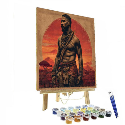 Michael B. Jordan: The Rising Star Of Killmonger Painting By Numbers Kit