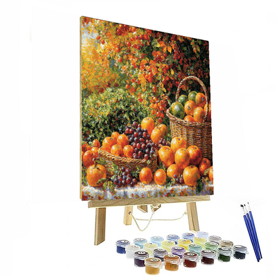 Claude Monet Inspired Rustic Harvest Bounty  Paint By Numbers Kits