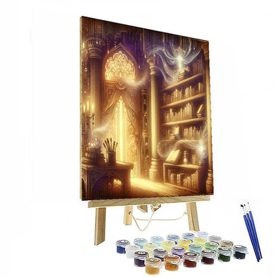 Harry Potter's Enchanted Library Number Painting