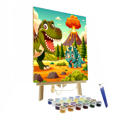 Super Fun Dino Day Numbered Painting Kits