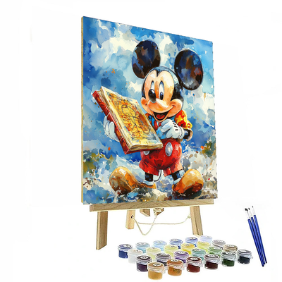 Mickey Mouse Adventure Journal - Disney Inspired Paint By Color