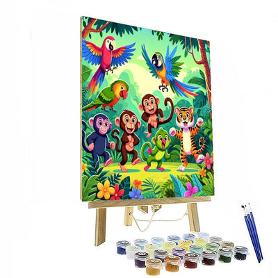 Joyful Jungle Beat Paint By Numbers