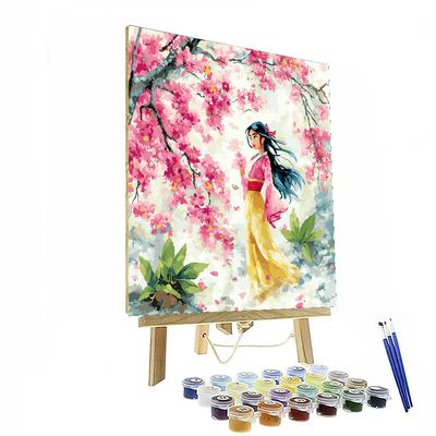 Mulan Blossom Of Courage - Disney Inspired Numbered Painting Kits