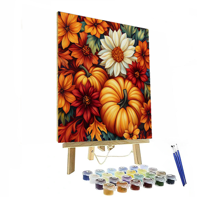 Georgia O'Keeffe Inspired Harvest Bounty  Paint By Number