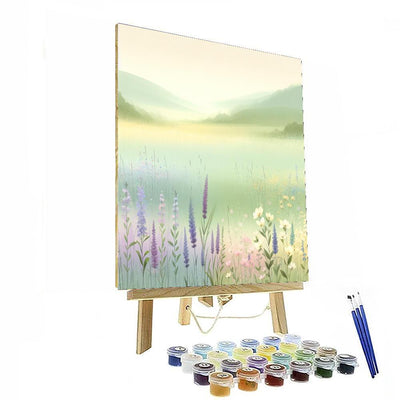 Wildflower Meadow Tranquility Painting Number Kit