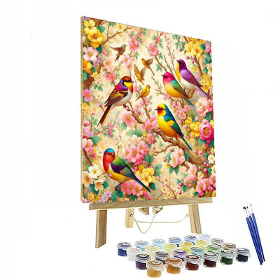 Serenade Of The Birds Painting By Numbers Kit