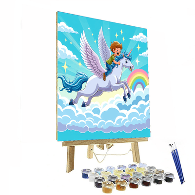 Magical Pegasus Ride Painting By Numbers Kit