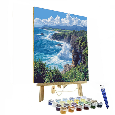 Pancake Rocks And Blowholes Painting By Numbers Kit