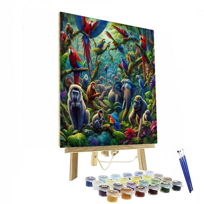 Whimsical Jungle Expedition Numbered Painting Kits