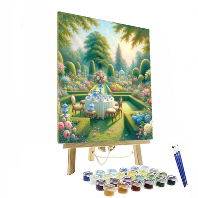 Victorian Garden Tea Party DIY Paint By Numbers