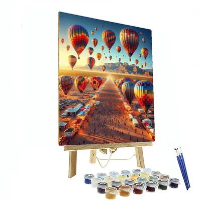 The Balloon Fiesta Painting By Numbers Kit