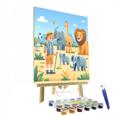 Safari Wildlife Discovery Paint By Number