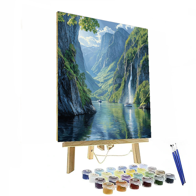 Scenic Fjords Of Norway Numbered Painting Kits