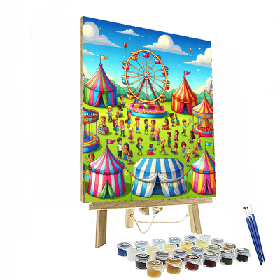 Fun Carnival Adventure Painting By Numbers Kit