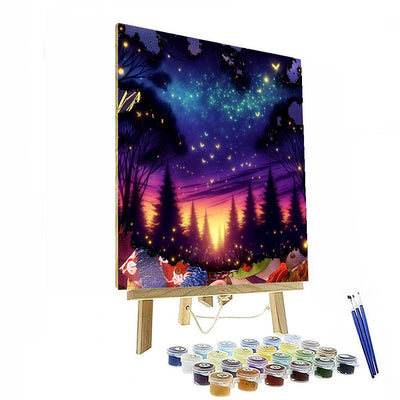 Enchanted Twilight Forest Paint By Number