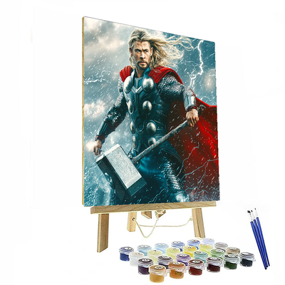 Chris Hemsworth: Thunderous Legacy Of Thor Paint By Numbers Kits