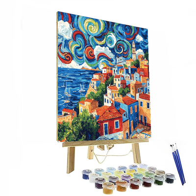 Henri Matisse Inspired Whirlwind Urban Fantasy  Numbered Painting Kits