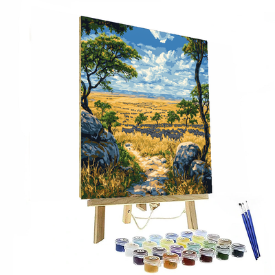 Serengeti National Park - Tanzania Numbered Painting Kits