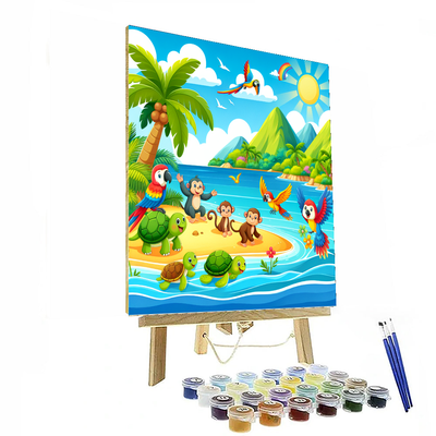 Exploration Island Paint By Color