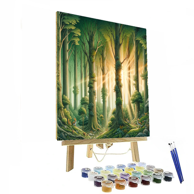 Mystical Woods Adventure Paint By Color