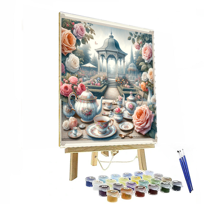 Victorian Tea Garden Paint By Numbers