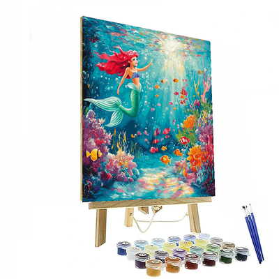 Ariel's Ocean Exploration - Disney Inspired Numbered Painting Kits