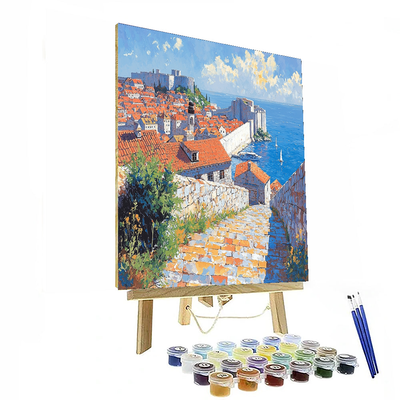 Dubrovnik Old Town - Croatia Painting By Numbers Kit