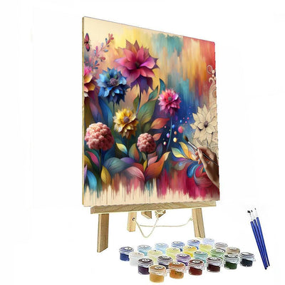 Floral Fantasy Bloom Numbered Painting Kits