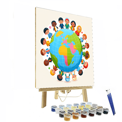 Around The World Voyage Painting Number Kit