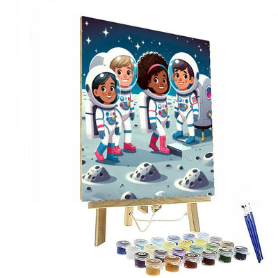 Lunar Landing Mission Paint By Numbers