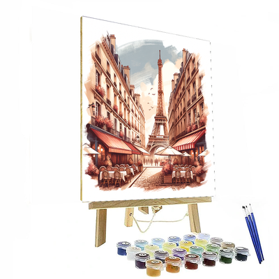 Classic Vintage Paris Paint By Numbers Art