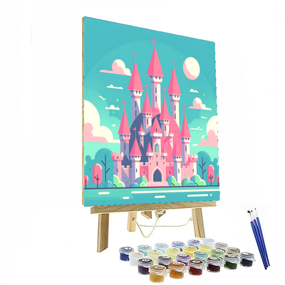 Dreamy Castle Fantasy Paint By Numbers